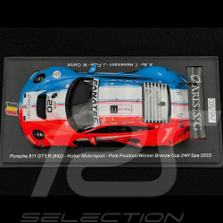 Porsche 911 GT3 R Type 992 n° 20 Winner 24h Spa 2023 1/43 Spark SB708