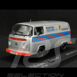 Volkswagen Combi T2 Bus "Porsche Renndienst" 1972 Martini Blanc 1/43 Minichamps 943053066