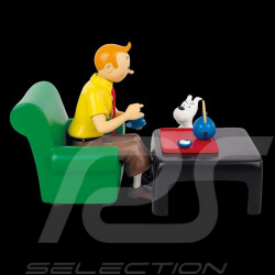 Tintin Figurine at tea - The Blue Lotus Resin 35 cm 47002