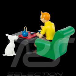 Tintin Figurine at tea - The Blue Lotus Resin 35 cm 47002