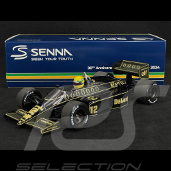 Ayrton Senna Lotus 98T Renault n° 12 GP Allemagne 1986 F1 Dirty Version 1/18 Minichamps 540863812