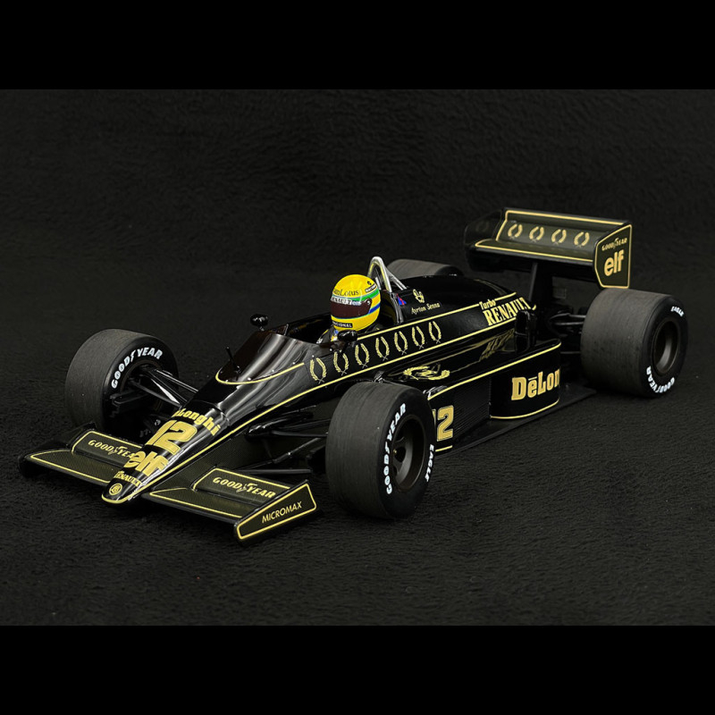 Ayrton Senna Lotus 98T Renault n° 12 GP Germany 1986 F1 Dirty
