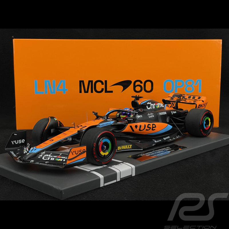 Oscar Piastri McLaren MCL60 n° 81 Saison 2023 F1 1/18 Minichamps 537231881