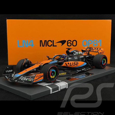 Oscar Piastri McLaren MCL60 n° 81 Saison 2023 F1 1/18 Minichamps 537231881