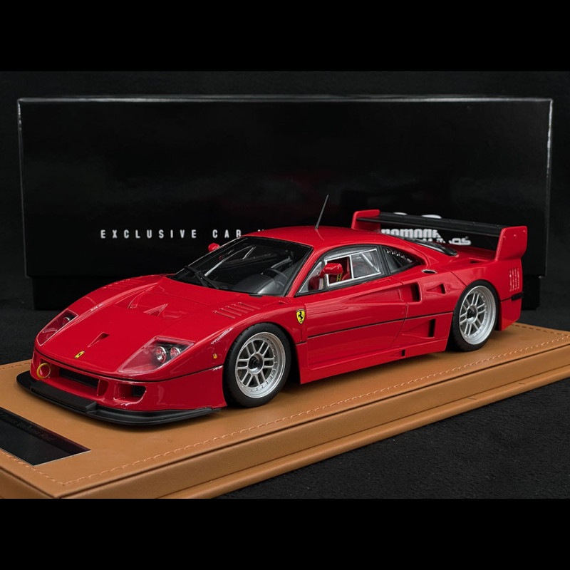 Ferrari F40 LM Press Version 1996 Enkei Rims Red 1/18 Tecnomodel TM18-286G