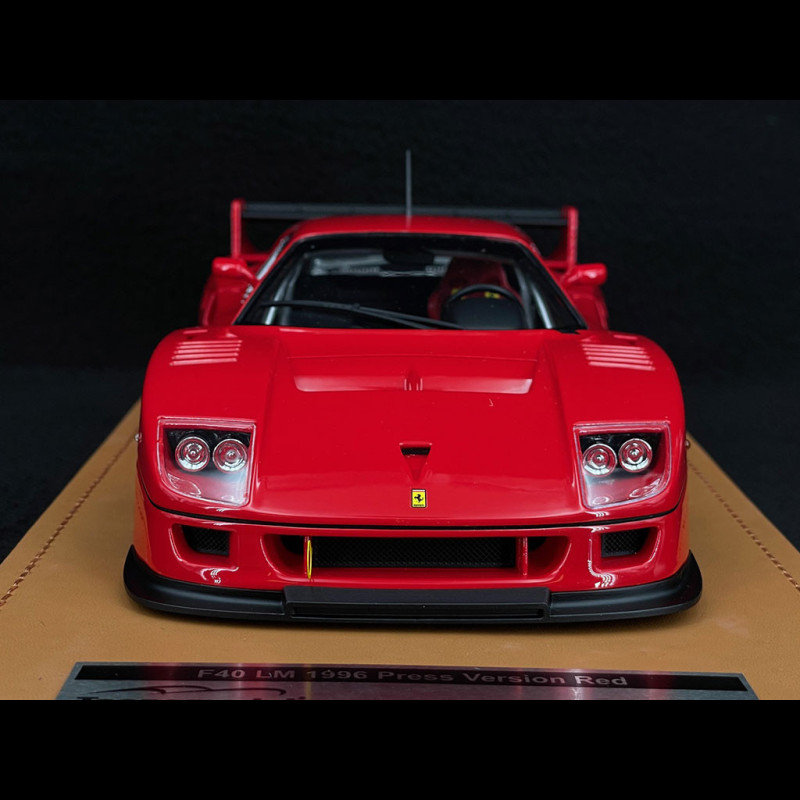 Ferrari F40 LM Press Version 1996 Enkei Rims Red 1/18 Tecnomodel TM18-286G