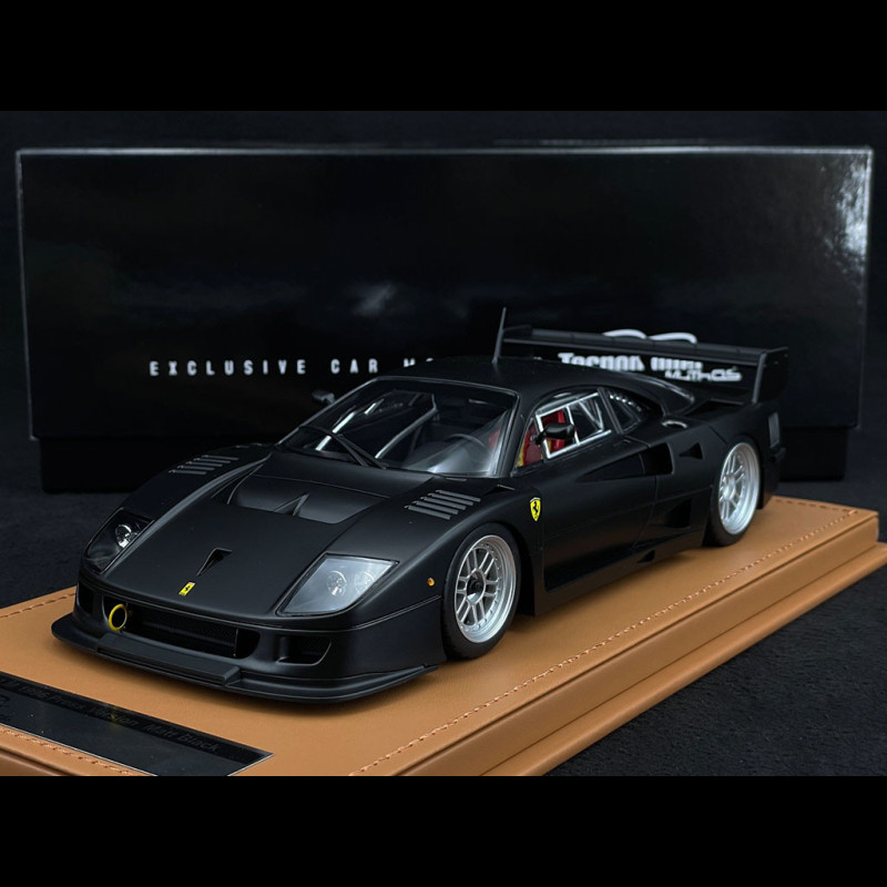 Ferrari F40 LM Press Version 1996 Enkei Rims Matt Black 1/18 Tecnomodel ...