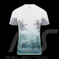 Alpine T-Shirt F1 Team Miami Ocon Gasly White / Sky Blue Kappa 38242MW - men
