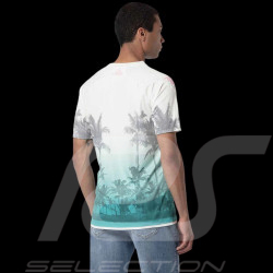 Alpine T-Shirt F1 Team Miami Ocon Gasly Weiß / Hellblau Kappa 38242MW - Herren