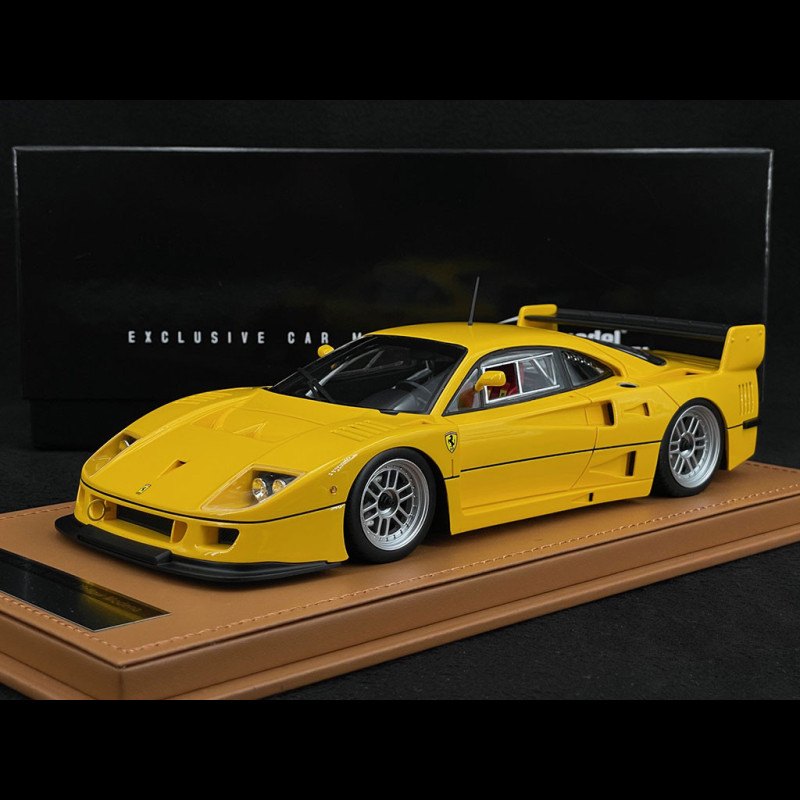 Ferrari F40 LM Press Version 1996 Enkei Rims Yellow Giallo Modena 1/18 ...