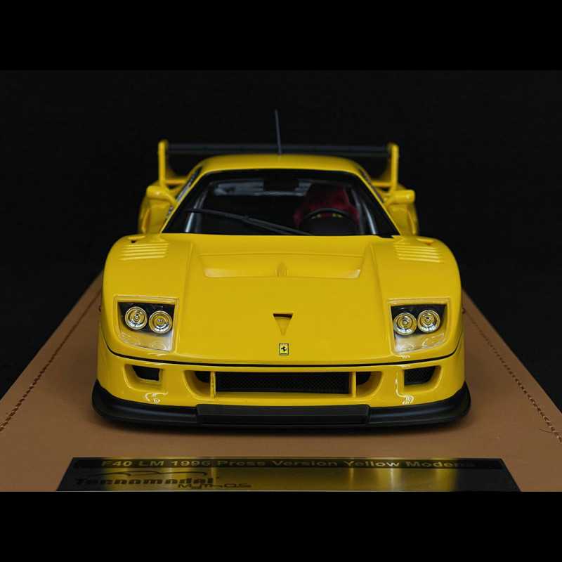 Ferrari F40 LM Press Version 1996 Enkei Rims Yellow Giallo Modena 1/18 ...