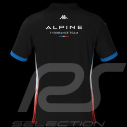 Alpine Poloshirt Endurance Team Schumacher Adrend Schwarz / Blau / Rot Kappa 361S87W_A00 - Herren