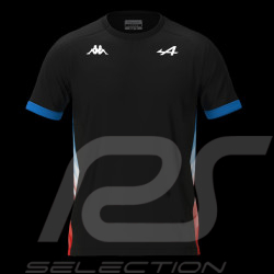 Alpine Poloshirt Endurance Team Schumacher Adirend Schwarz / Blau / Rot Kappa 381W3YW - Herren