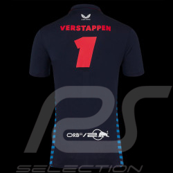 Polo Red Bull Racing F1 Team Max Verstappen Signature Bleu marine TM5885-190 - homme