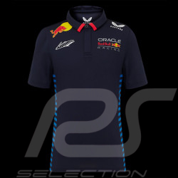 Red Bull Racing Polo shirt F1 Team Max Verstappen Signature Navy blue TJ5885-190 - children