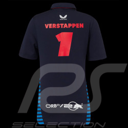 Polo Red Bull Racing F1 Team Max Verstappen Signature Bleu marine TJ5885-190 - enfant