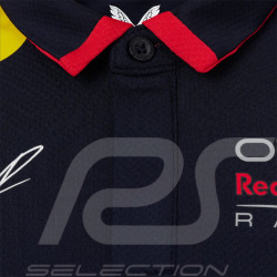 Red Bull Racing Polo shirt F1 Team Max Verstappen Signature Navy blue TJ5885-190 - children