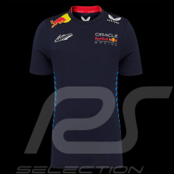 Red Bull Racing T-shirt F1 Team Max Verstappen Signature Marineblau TJ5887-190 - Kinder