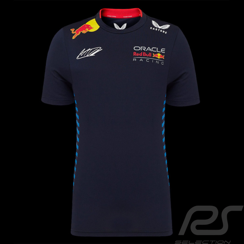 Red Bull Racing T-shirt F1 Team Max Verstappen Signature Navy blue TJ5887-190 - children