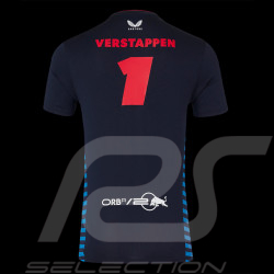 Red Bull Racing T-shirt F1 Team Max Verstappen Signature Navy blue TM5887-190 - men