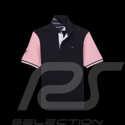 Eden Park Polo Shirt XV de France Navy Blue / Pink E24MAIMC0009-ROM - men