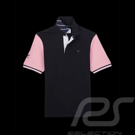 Eden Park Poloshirt XV de France Marineblau / Rosa E24MAIMC0009-ROM - herren