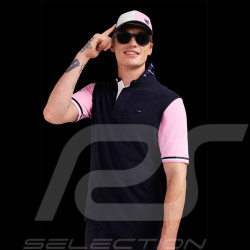 Eden Park Polo Shirt XV de France Navy Blue / Pink E24MAIMC0009-ROM - men