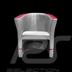 Tub chair Racing Inside n° 130 Little Bastard grey / red