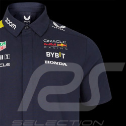 Chemise Red Bull Racing manches courtes F1 Team Verstappen Perez Bleu marine TM5317-190 - homme