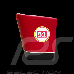 Fauteuil cabriolet Racing Inside n° 51 Rouge