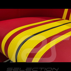 Tub chair Racing Inside n° 51 Red / Yellow