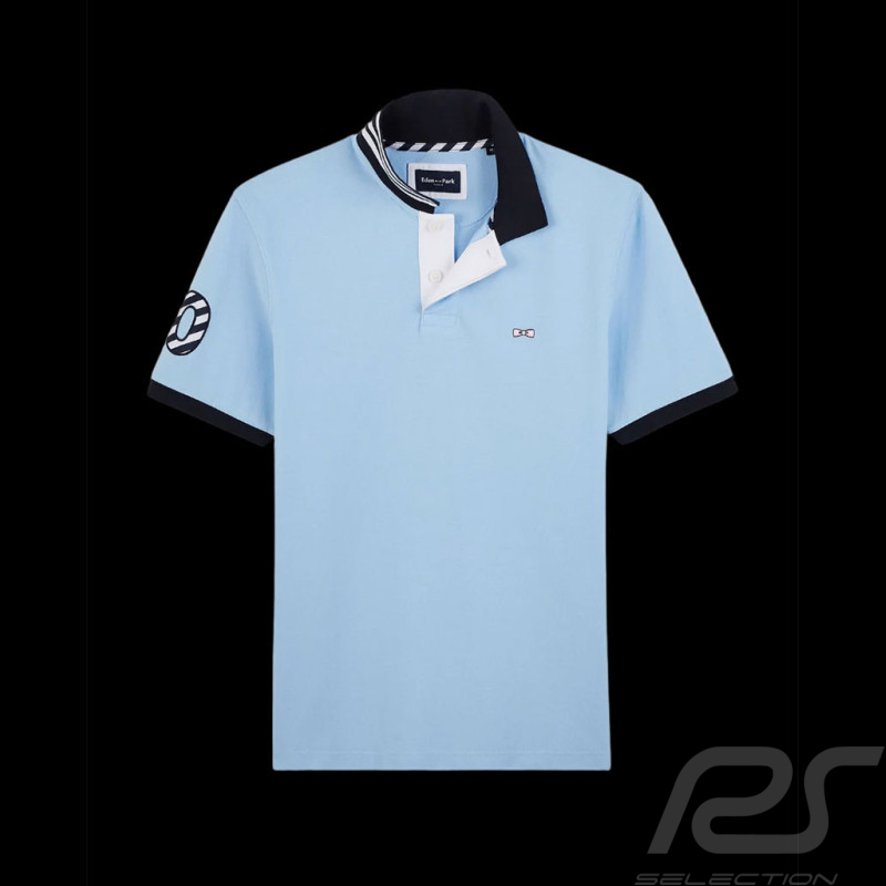 Eden Park Polo-Shirt Nr. 10 Hellblau E24MAIPC0033-BLM - herren