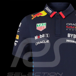 Red Bull Racing Polo Shirt F1 Team Verstappen Perez Navy blue TJ5288-190 - children