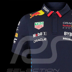Red Bull Racing Polohemd F1 Team Verstappen Perez Marineblau TJ5288-190 - Kinder