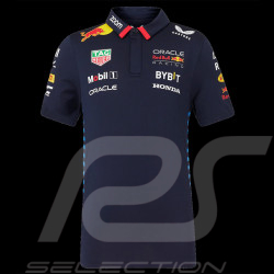 Red Bull Racing Polohemd F1 Team Verstappen Perez Marineblau TJ5288-190 - Kinder