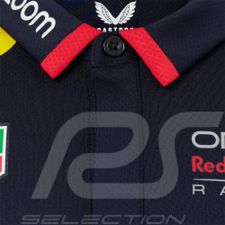 Red Bull Racing Polohemd F1 Team Verstappen Perez Marineblau TJ5288-190 - Kinder