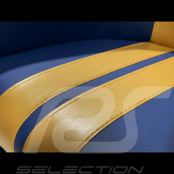 Fauteuil cabriolet Racing Inside n° 83 Paradis Porsche Bleu / Or