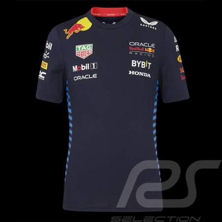 Red Bull Racing T-shirt F1 Team Verstappen Perez Marineblau TJ5289-190 - Kinder