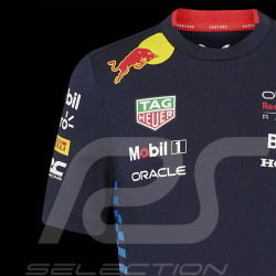T-shirt Red Bull Racing F1 Team Verstappen Perez Bleu marine TJ5289-190 - enfant