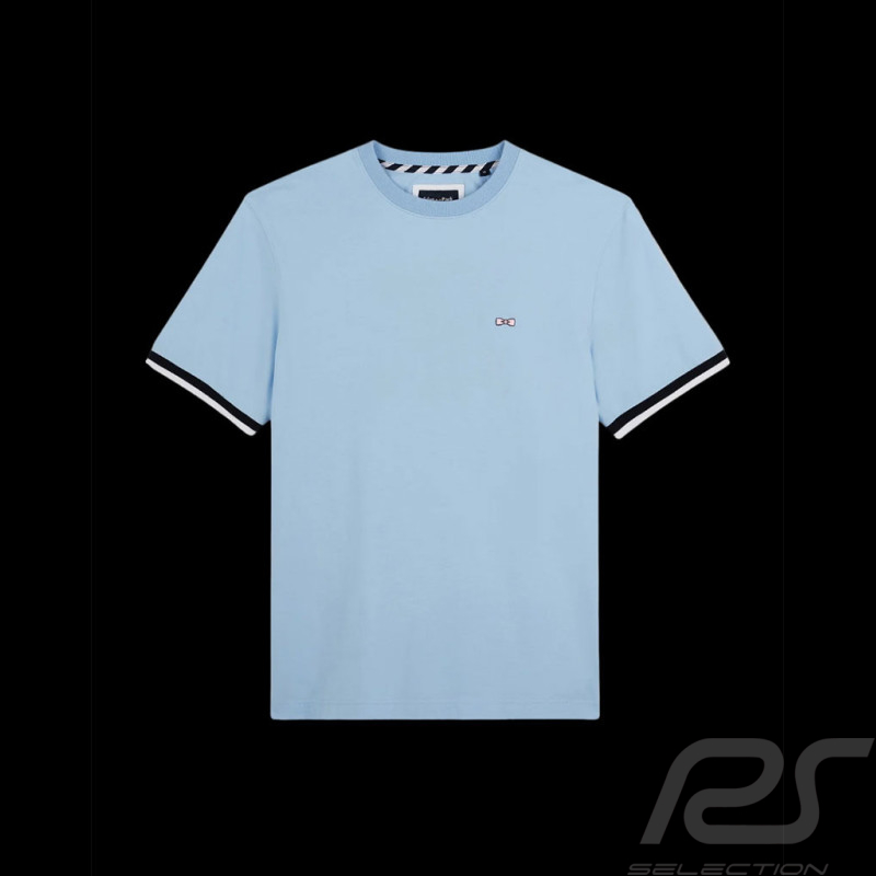 Eden Park T-shirt Baumwolle Himmelblau E24MAITC0054-BLM - herren