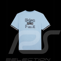 Eden Park T-shirt Baumwolle Himmelblau E24MAITC0054-BLM - herren