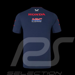T-Shirt Honda Racing HRC Moto GP Mir Marini Bleu Foncé TU5348 - homme