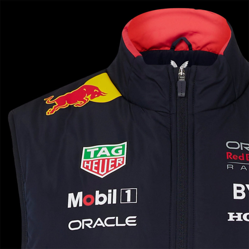 Red Bull sleeveless Jacket F1 Racing Team Verstappen Perez Canvas