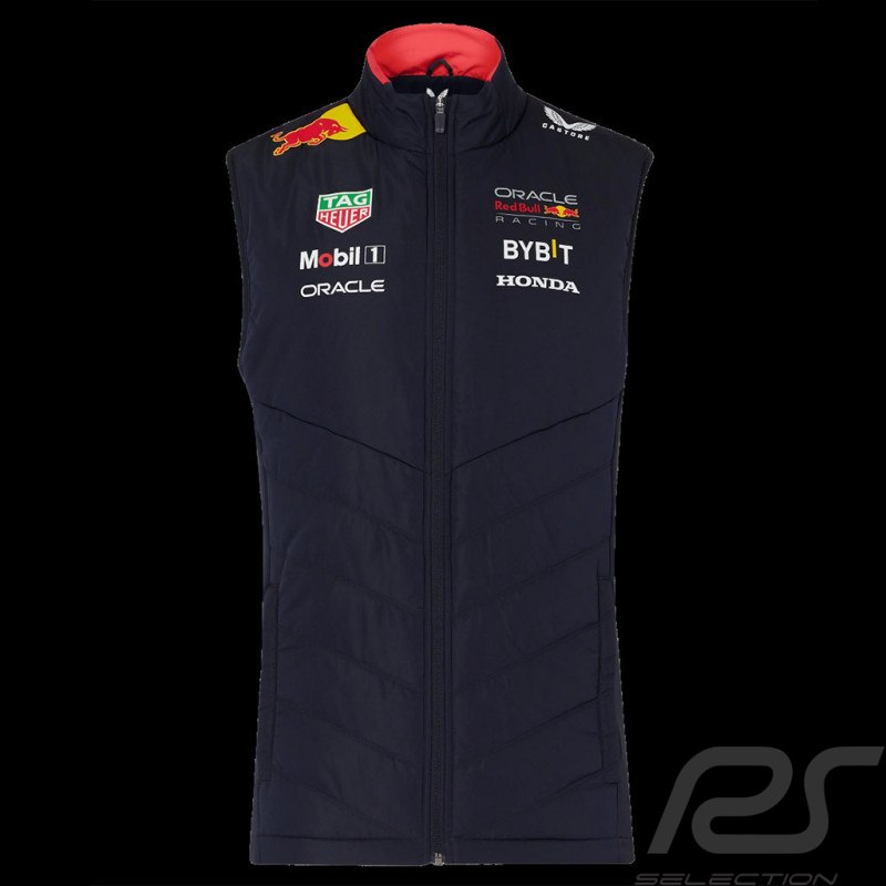 Veste Red Bull sans manches F1 Racing Team Verstappen Perez Toile Bleu marine TU5285-190 - homme