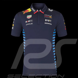 Red Bull Racing Polohemd F1 Team Verstappen Perez Marineblau TM5288-190 - Herren