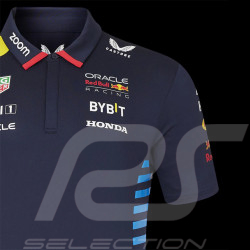Red Bull Racing Polohemd F1 Team Verstappen Perez Marineblau TM5288-190 - Herren