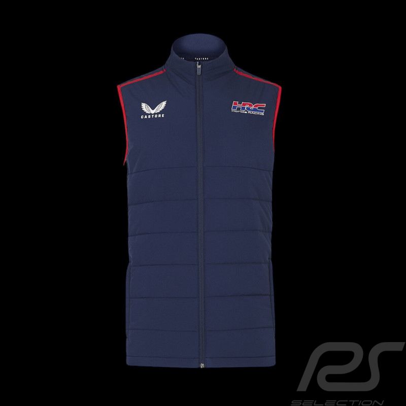 Veste Honda HRC Moto GP Mir Marini Sans manches Bleu marine / Rouge TU5833RE-190 - homme