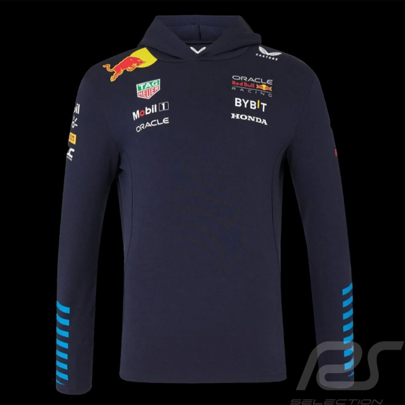 Red Bull Kapuzenjacke F1 Racing Team Verstappen Perez Canvas Marineblau TM5291-190 - Herren