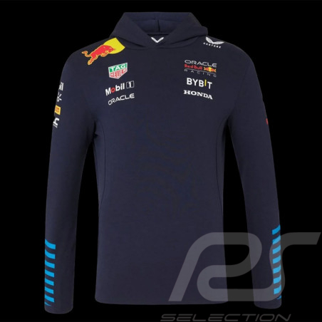 Red Bull hooded jacket F1 Racing Team Verstappen Perez Canvas Navy blue TM5291-190 - men
