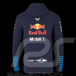 Red Bull hooded jacket F1 Racing Team Verstappen Perez Canvas Navy blue TM5291-190 - men
